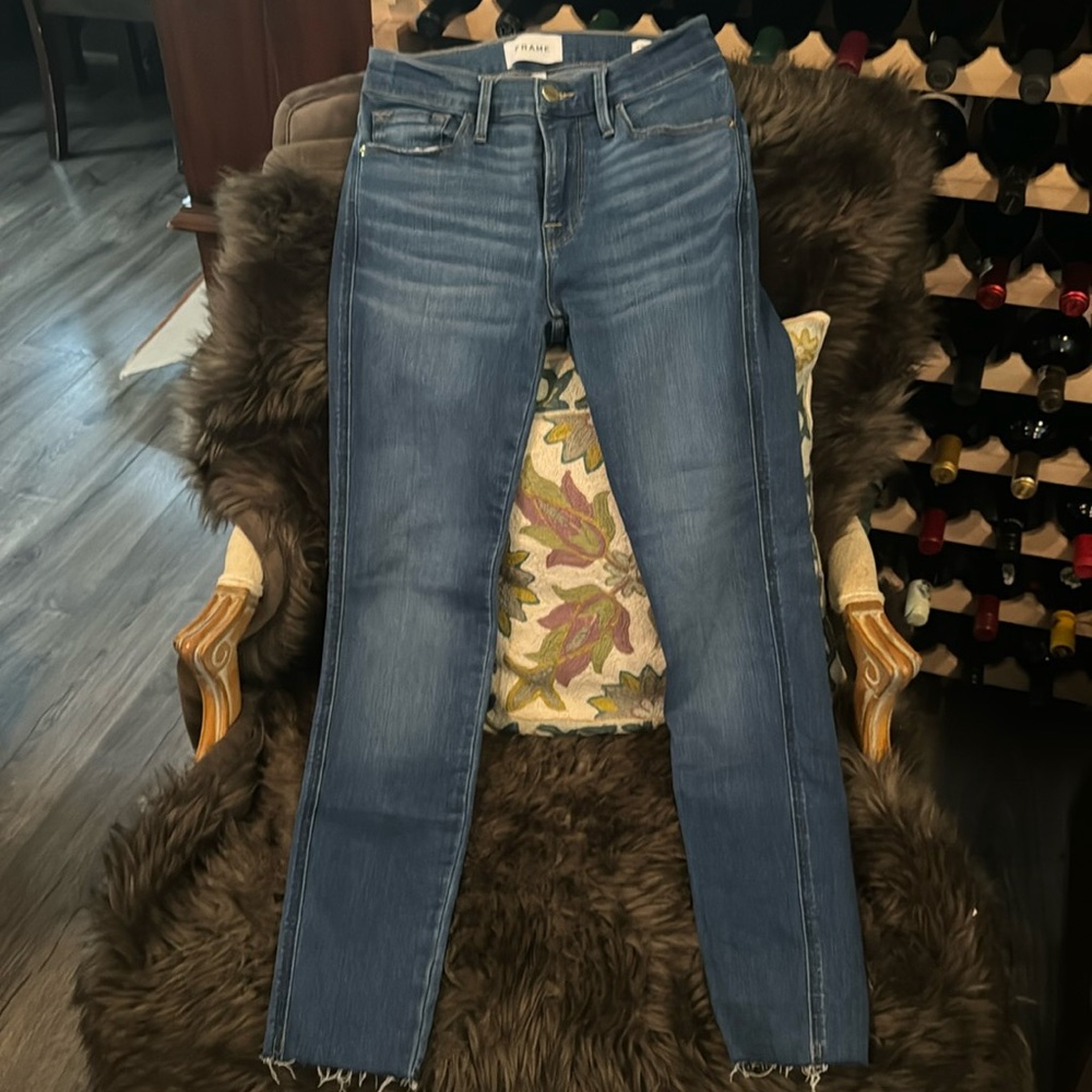 Frame Denim, Le Skinny de Jeanne crop, size 26